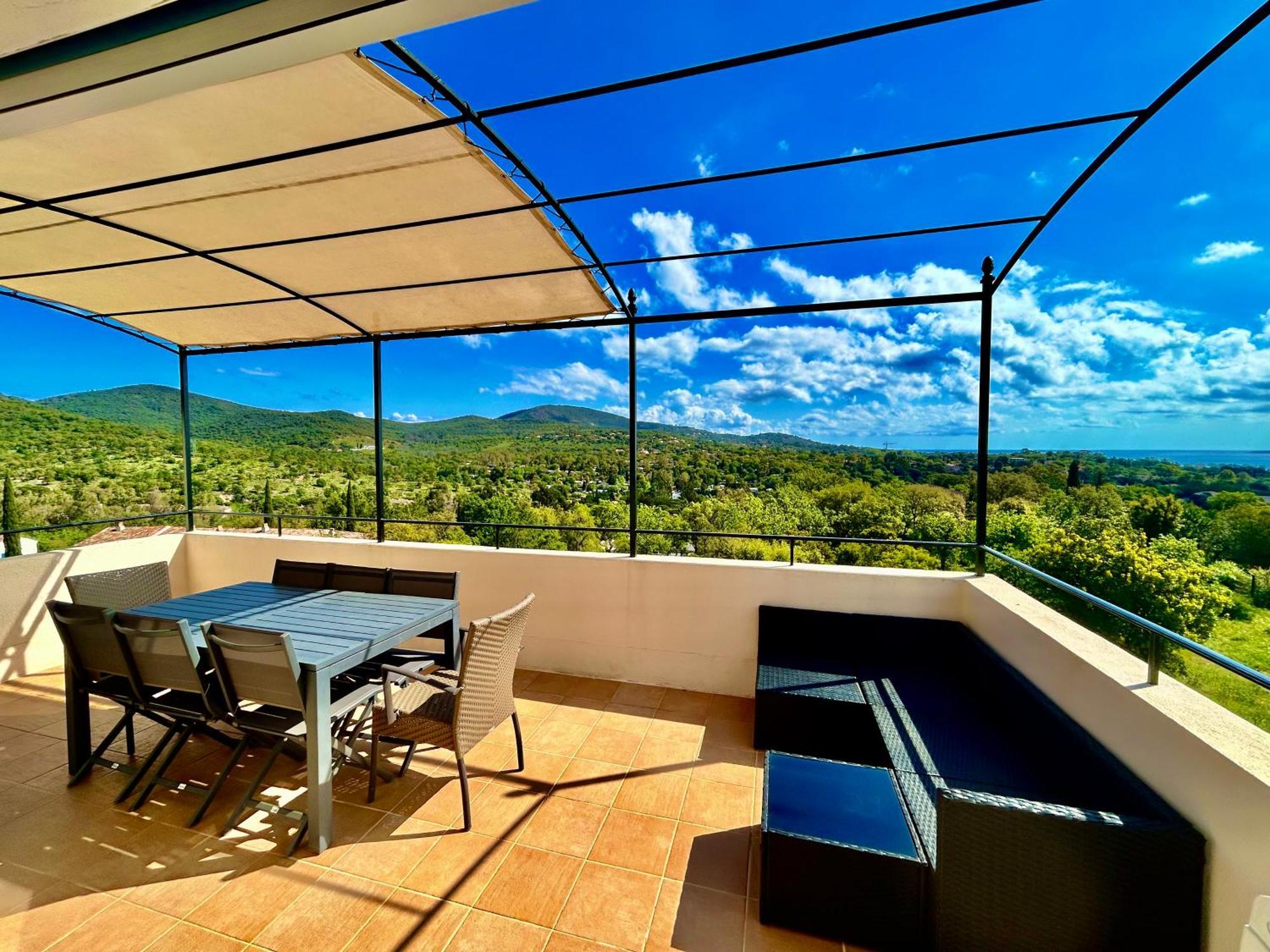 Les Restanques Vue Mer Pressoir 3131 Grimaud Kültér fotó